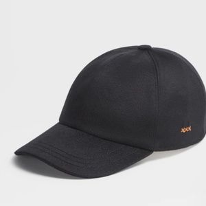 ZEGNA XXX BLACK CASHMERE CAP
